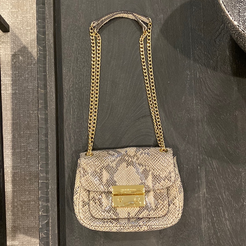 Michael Kors snake skin purse